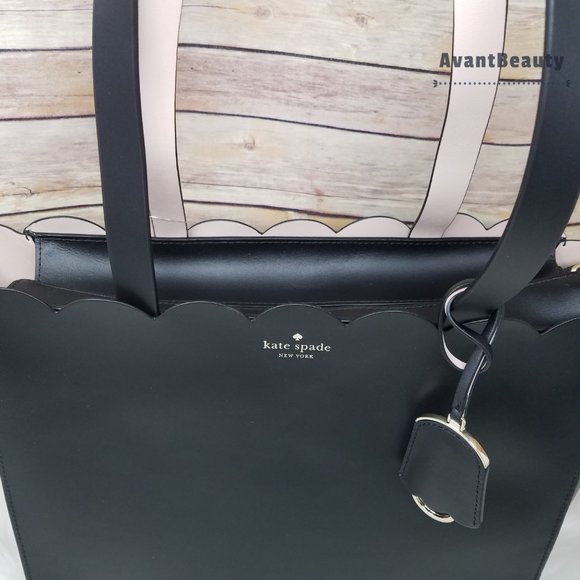 Kate Spade Mina Magnolia Street Scalloped Tote New - Picture 4 of 16